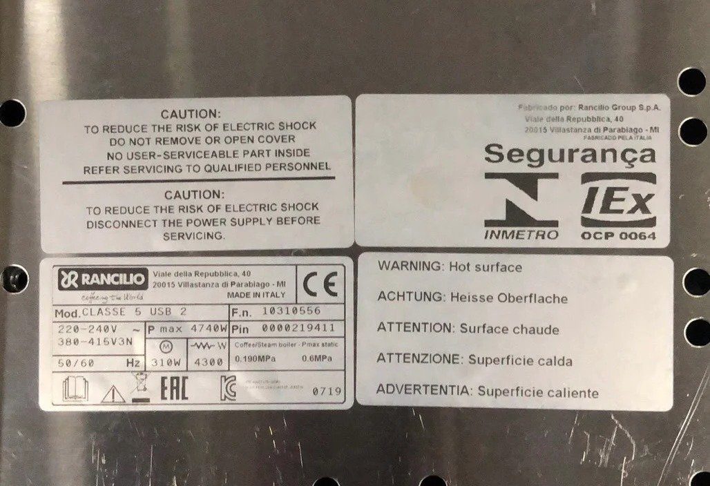 Máy pha cà phê Rancilio Classe 5 New 90% - Ảnh 6