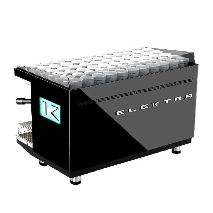 Máy pha cà phê espresso Elektra Kup Pearl Matt Black 2 groups New 95% - Ảnh 2